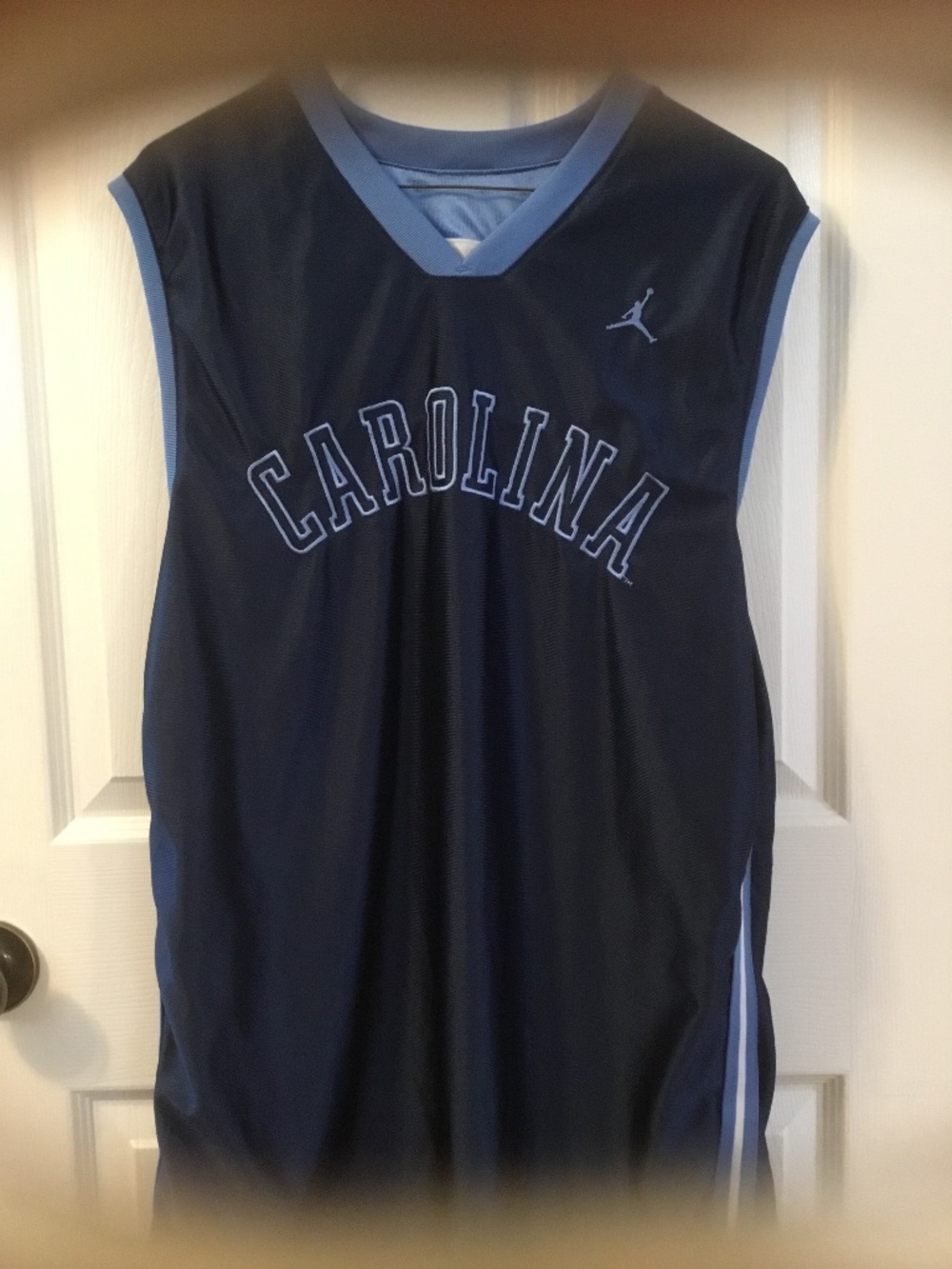Vintage Reversible UNC (Carolina) Jersey Dark Blue and Light Blue